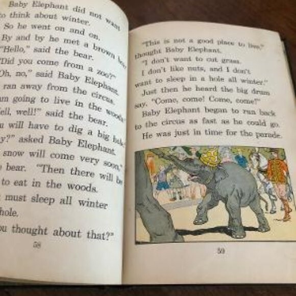 Vintage 1930 Elson Basic Readers Book One Life Reading Service - Picture 4 of 6